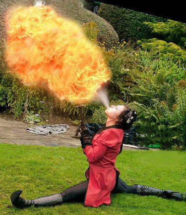 fire breather for fire shows